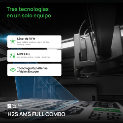 Impresora Bambu Lab H2S AMS Full Combo