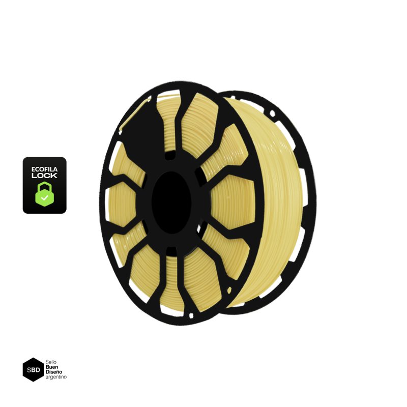 Filamento Hellbot ECOFILA PLA Pastel1,75mm 1kg v2 NEW con carrete inyectado LOCK
