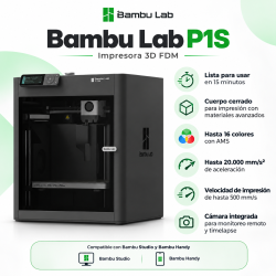 Preventa Diciembre Refurbished Impresora 3D Bambu Lab P1S FDM