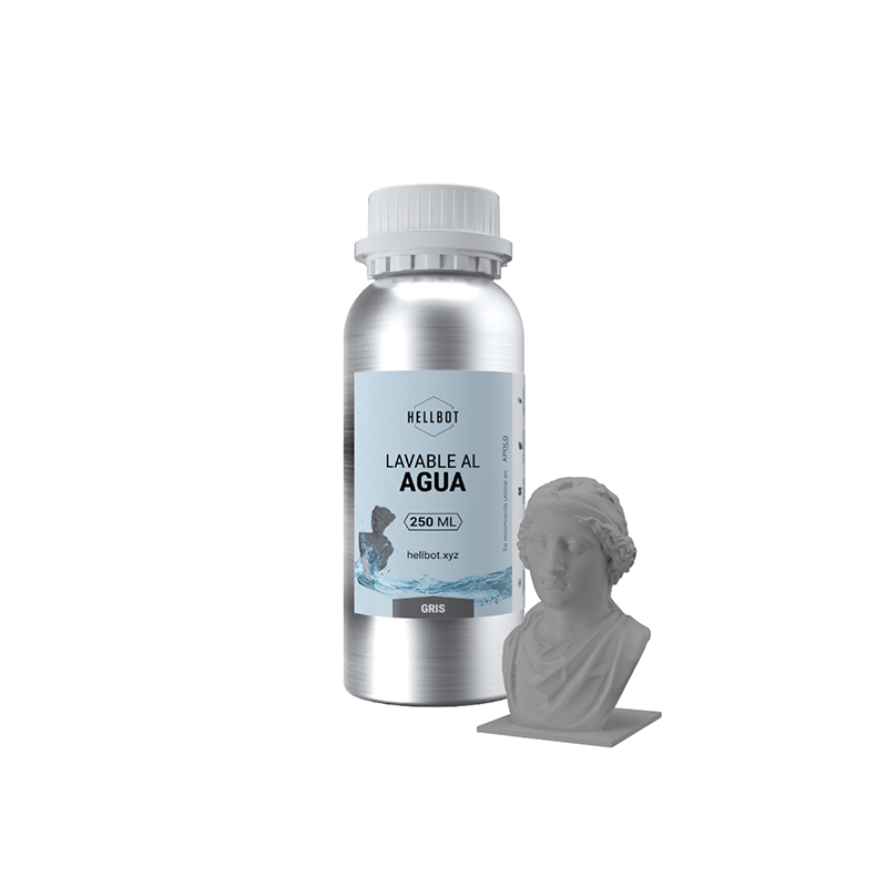 Resina 3D Lavable al Agua Hellbot x 250ml