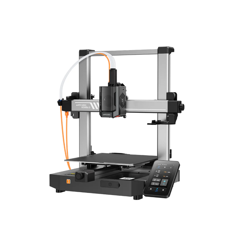 Kit Hot End (Tête Chaude) Pour Anycubic Kobra 3 - Lot De 2 Avec Buse 0.4mm, Bloc Chauffant, Coque Silicone