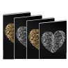 Pack de papel rascado dorado/plateado para Grabado Laser