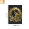 Pack de papel rascado dorado/plateado para Grabado Laser