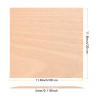 Contrachapado de caoba para grabado laser