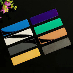 Set placas de metal para Grabado laser