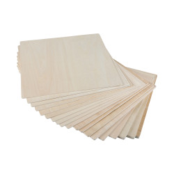 Paquete de tablero de madera 300 x 300 para Grabado Laser