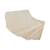 Paquete de tablero de madera 300 x 300 para Grabado Laser