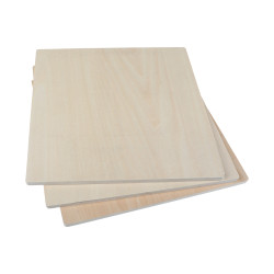 Paquete de tablero de madera 300 x 300 para Grabado Laser