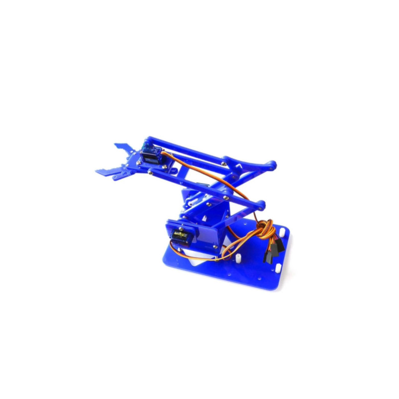 Kit acrilico Arduino Brazo Robotico (Sin motores)