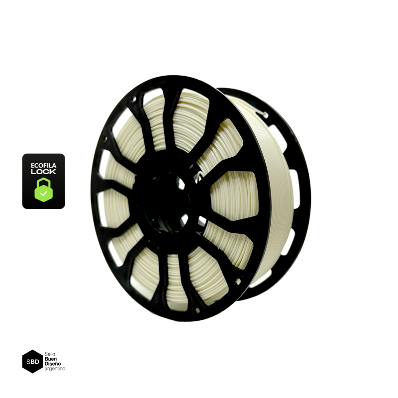 Filamento Hellbot ECOFILA PLA 1,75mm 1kg NEW con carrete inyectado LOCK