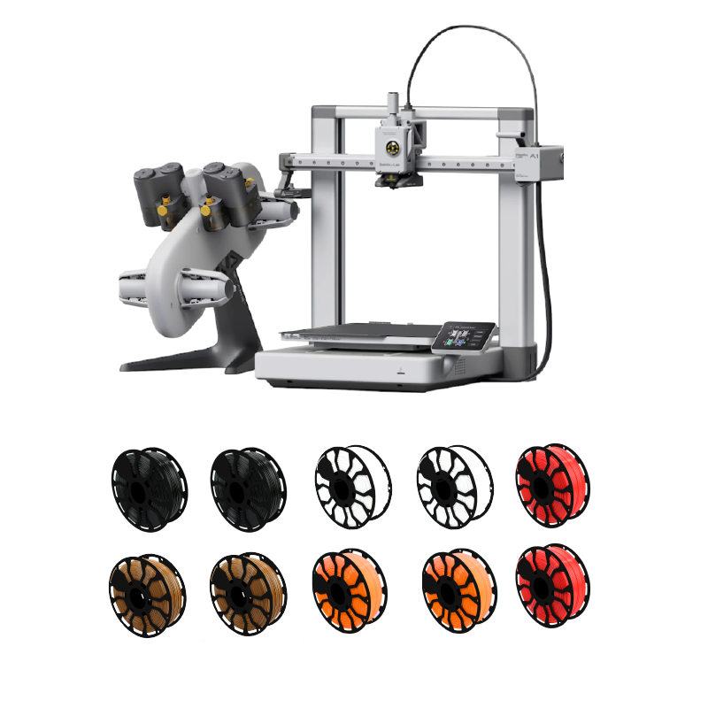 Combo Impresora 3D Bambu Lab A1 Combo multicolor + 10Kg Filamento Hellbot V2
