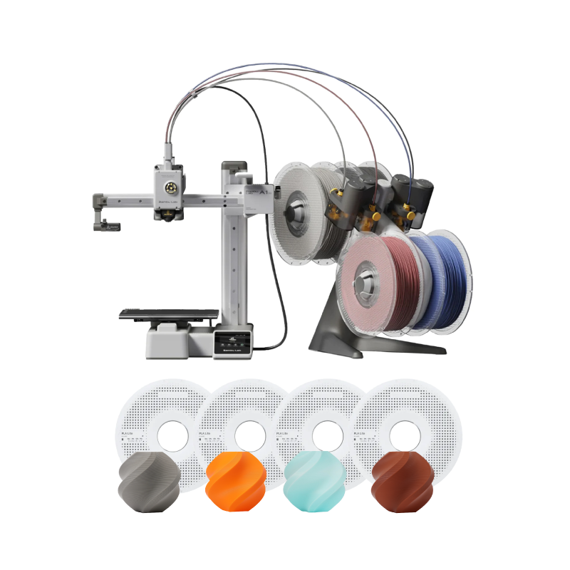 Combo Impresora Bambulab A1 Mini Combo + 4kg Filamento Bambu PLA LITE