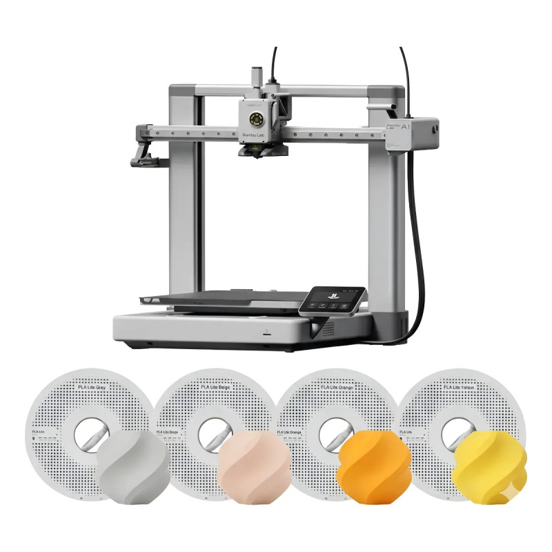 Combo Impresora Bambulab A1 + 4 kg Filamento Pla LITE
