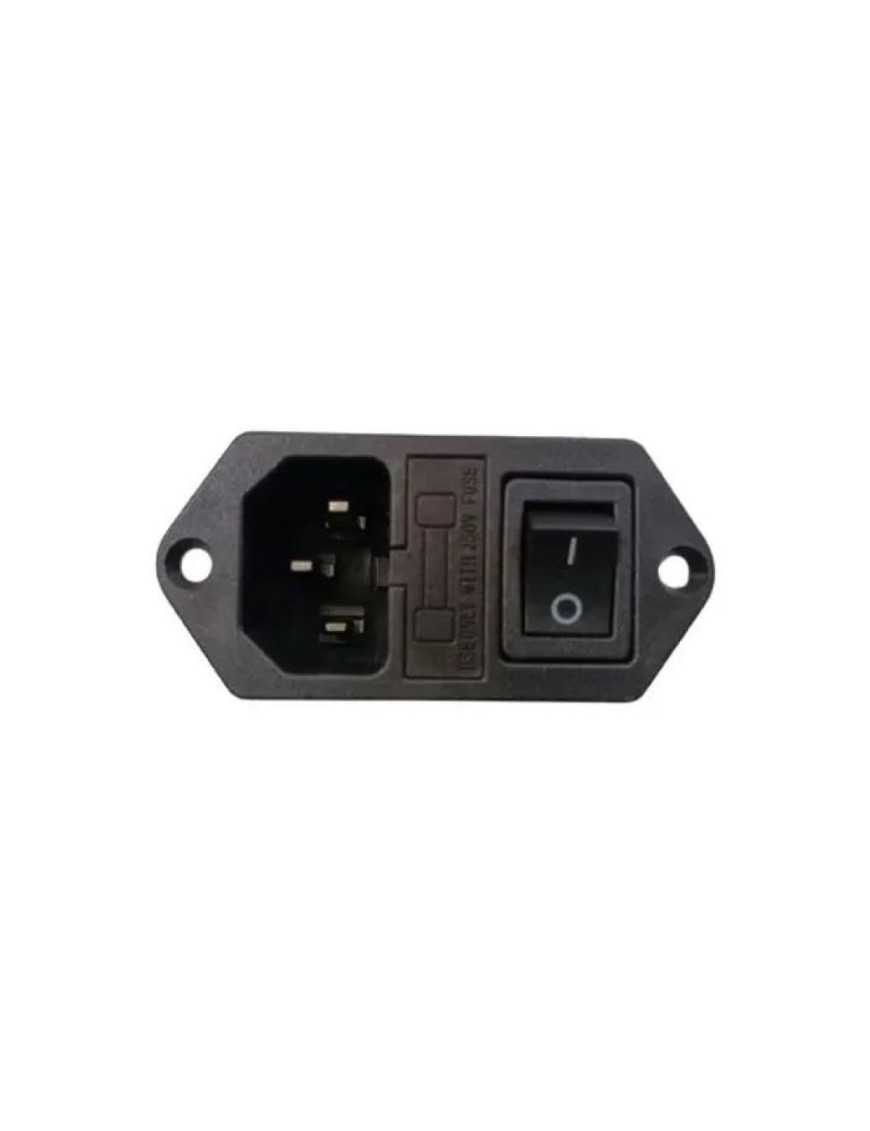 Conector interlock con porta fusible y on off Hellbot Magna 2