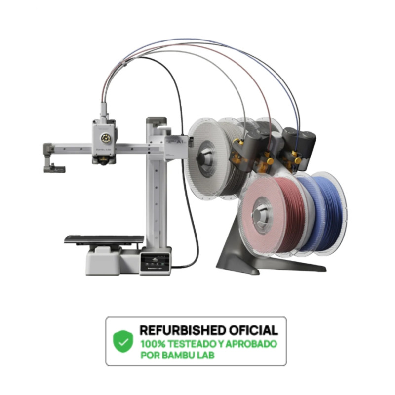Preventa Septiembre Refurbished Impresora 3D Bambu Lab A1 Mini Combo multicolor AMS FDM